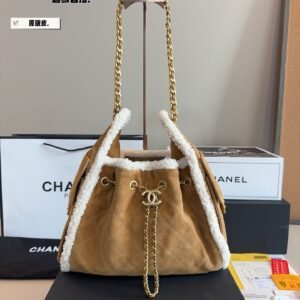 CHANEL-hobo brown
