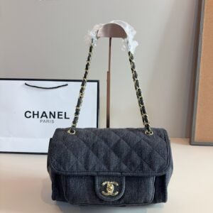 Chanel-デニム ショルダーバッグ