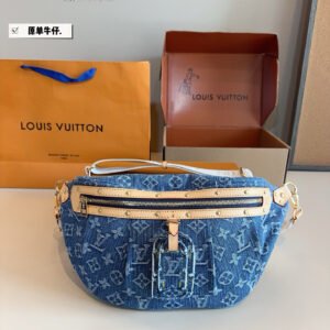 LV-デニム ウエストバッグ