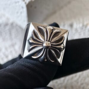 Chrome hearts-四角形ビッグクロス 指輪
