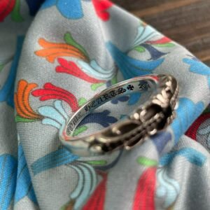 クロムハーツ ブラックダイヤモンド スリム キーパーリング