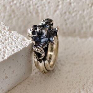 クロムハーツ フォティ ハギス リング 925 シルバー製