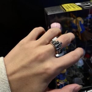 クロムハーツ クラウンクロス リング ベーシックモデル 925 シルバー製