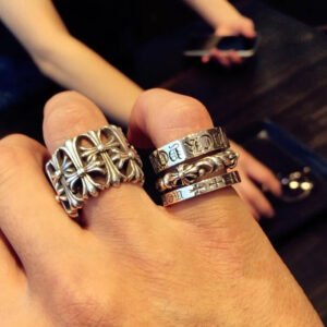 クロムハーツ ナロータイプ 3mm FUCK リング