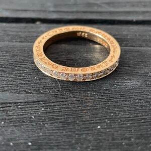 クロムハーツ 22 金 ダイヤモンドインレイ 3mm リング