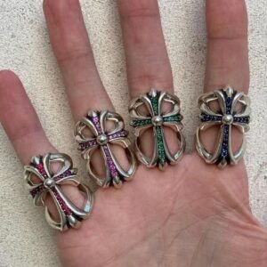 クロムハーツ レッドダイヤモンド インフィニティ リング