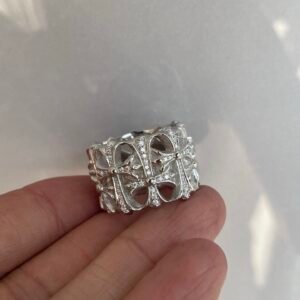 クロムハーツ プラチナメッキ ダイヤモンドインレイ セメタリー