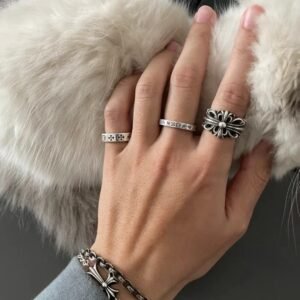 クロムハーツ オープンデザイン クロスフラワー