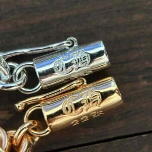 クロハート ゴールドメッキ レター ネックレス