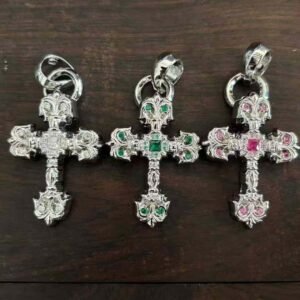 クロハート 18K ゴールドメッキ ミディアム フレイム