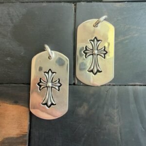 クロハート ラージ クロス ドッグタグ