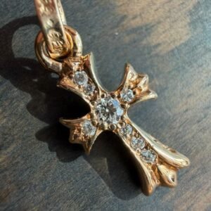 クロハート 22K 純金 シングルリング TinyE ペンダント