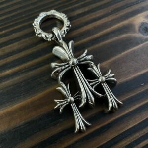 クロハート ラージ トリプルクロス ペンダント