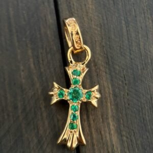 クロハート 22K 純金 ダブルクロス