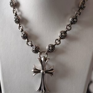 クロムハーツ クロスフラワー ビーズ セットチェーン