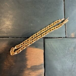 クロムハーツ 925 シルバー 22 金 純金張り PPC アルファベット ブレスレット