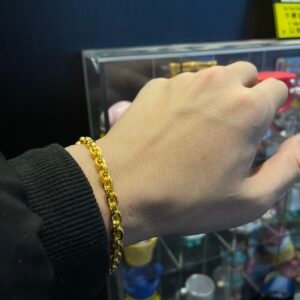 𝐂𝐡𝐫𝐨𝐦𝐞 𝐡𝐞𝐚𝐫𝐭𝐬 クロムハーツ 22KGP CH レター ブレスレット