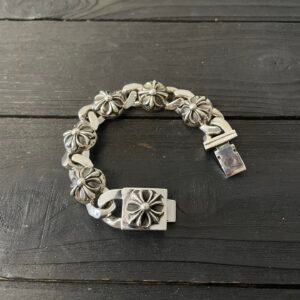 Chrome hearts クロムハーツ クロス インサートプレート ブレスレット