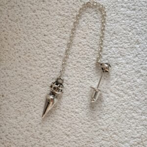 クロムハーツ シルバー 925 弾丸型 イヤリング チェーン