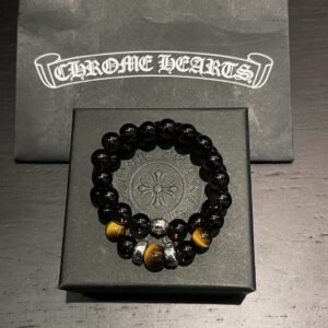 CHROME HEARTS クロムハーツ コハク石 ビーズブレスレット