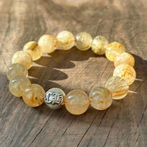 クロムハーツ 14mm 天然 A ランク ルチルクォーツ